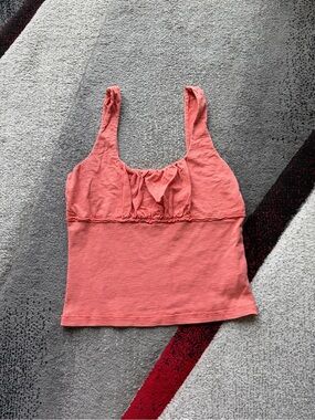 Pilcro Coral Scoop Neck Tank Top